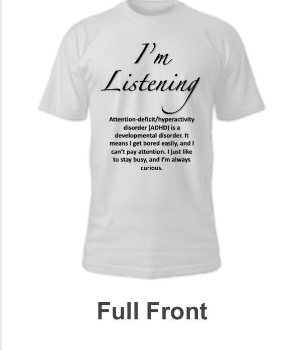 Caring ADHD T-shirt meaning