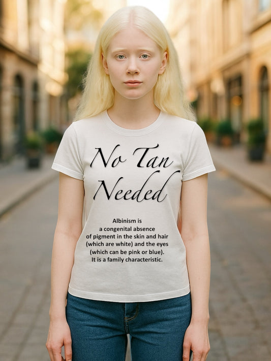 Creative Albinism T-shirt meaning