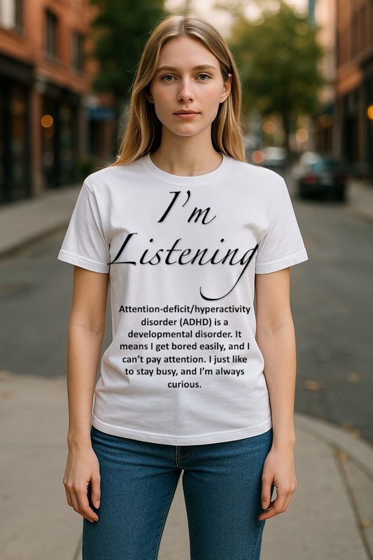Caring ADHD T-shirt meaning