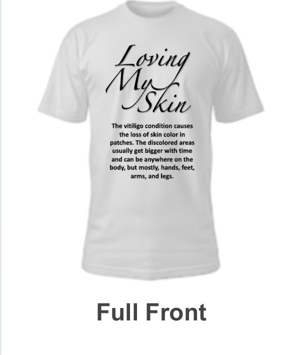 Confidence Vitiligo T-shirt meaning